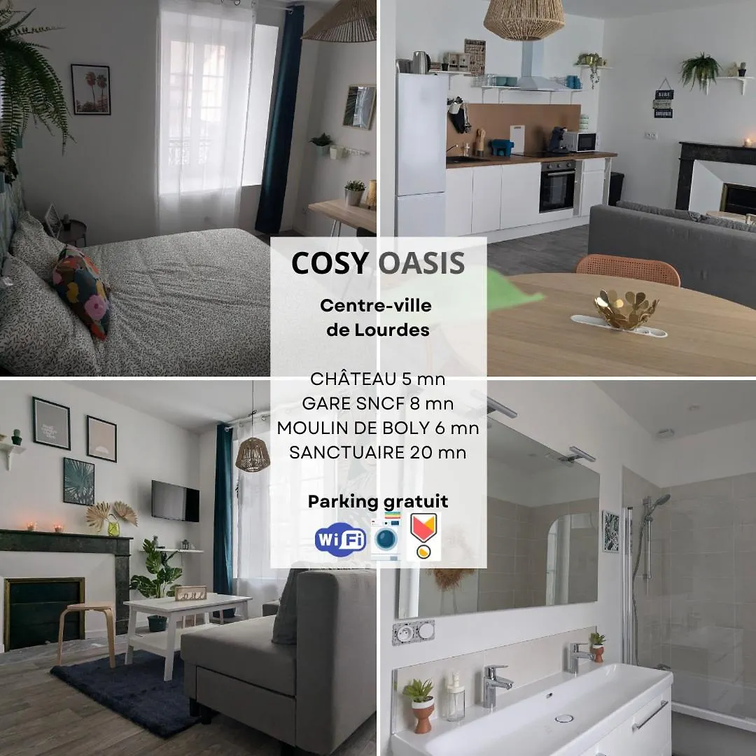 Off Cosy Oasis - T3 - 68M2 Apartment Lourdes