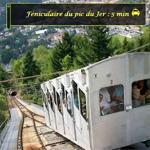 Le Trekking *studio 30m²*wifi*parking Prive*calme Lourdes